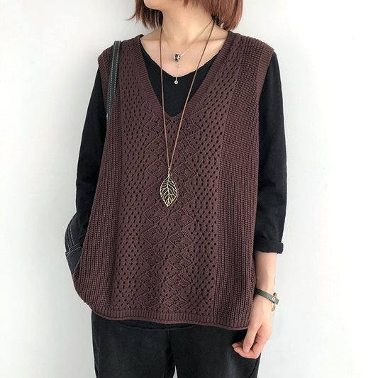 Women's V Neck Sweater Vest