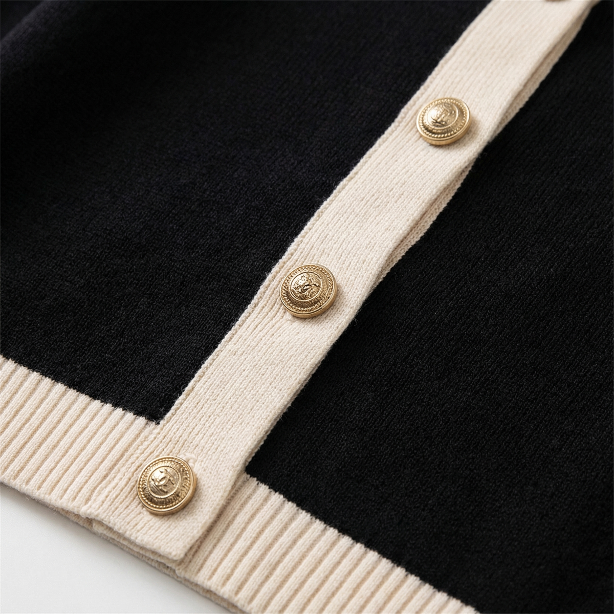 Women's Military Button Longline Cardigan