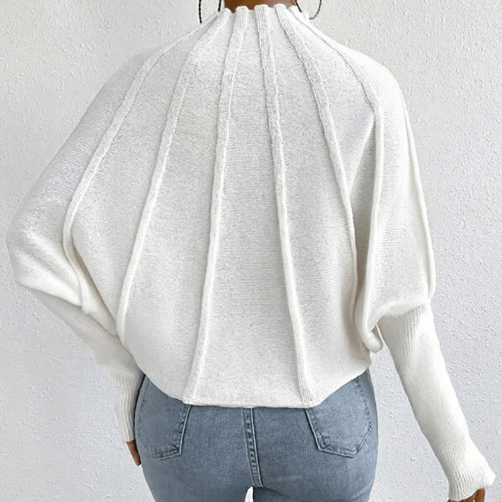 Women's Stand Collar Oversized Sweater