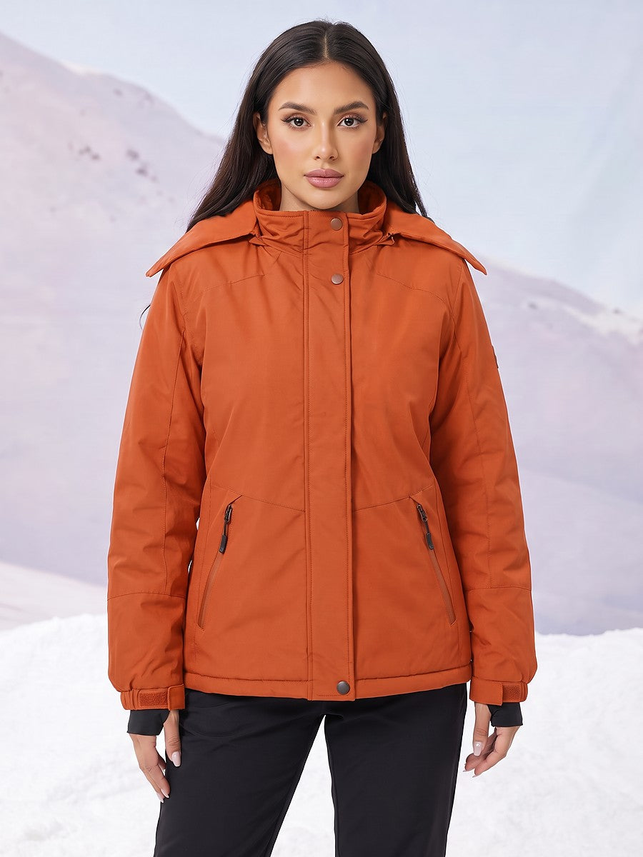 Women's Waterproof Hooded Ski Jacket