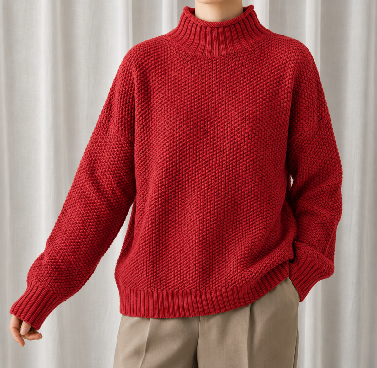 Women's Cozy Ribbed Turtleneck Sweater