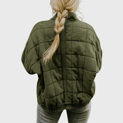 Women's Quilted Drop Shoulder Jacket