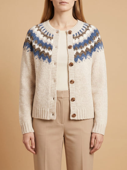 Women's Fair Isle Knit Cardigan