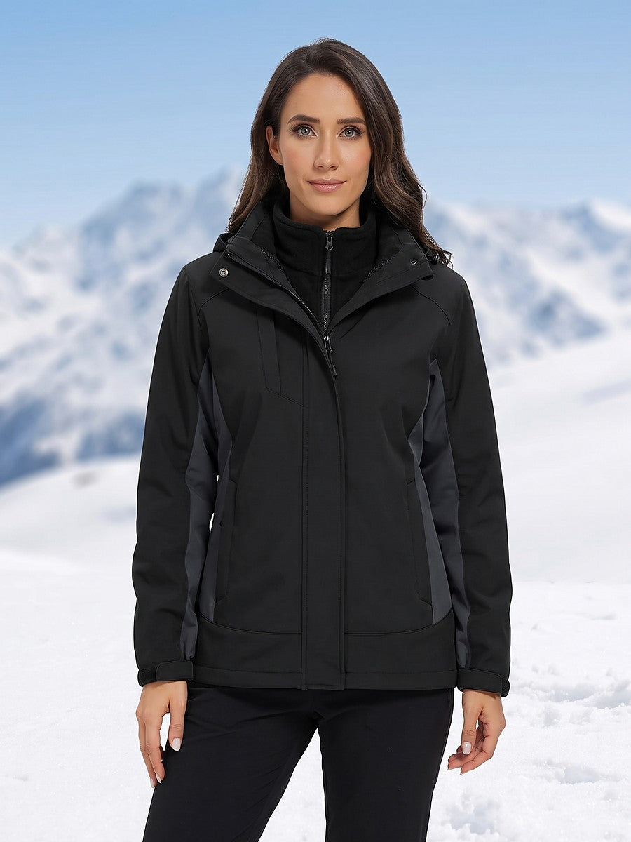 Women's 3 in 1 Softshell Ski Jacket