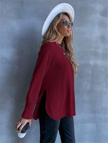 Women's Oversized Long Sleeve Knit Sweater