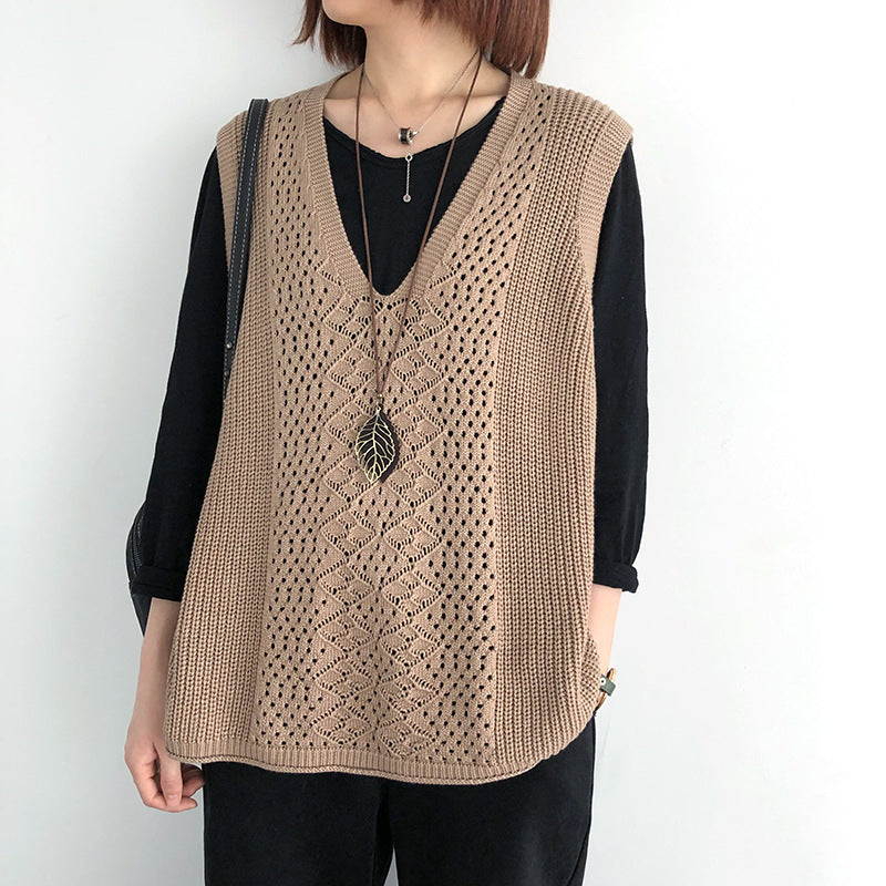 Women's V Neck Sweater Vest