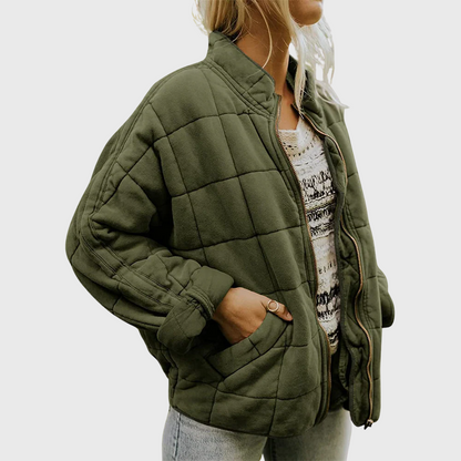 Women's Quilted Drop Shoulder Jacket