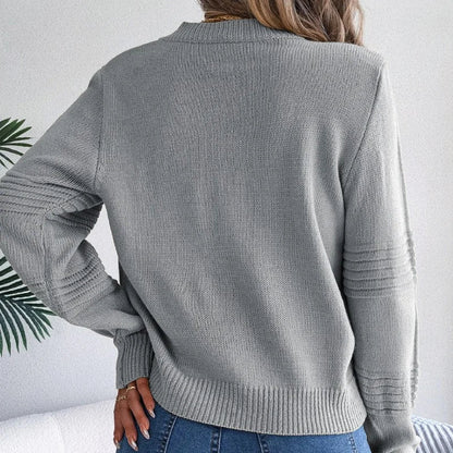 Women's Soft Crew Neck Knit Sweater