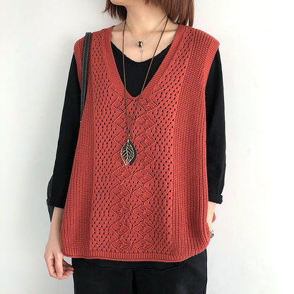 Women's V Neck Sweater Vest