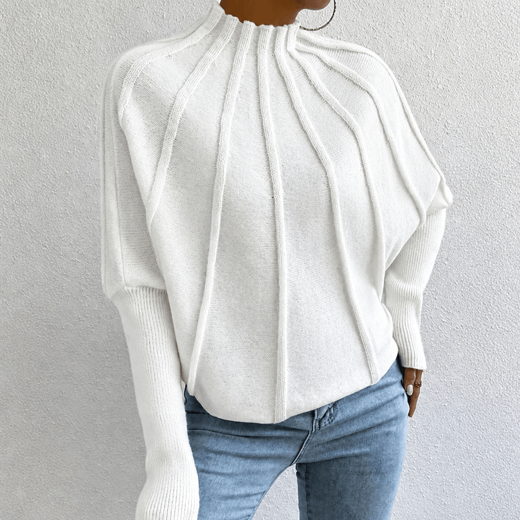 Women's Stand Collar Oversized Sweater