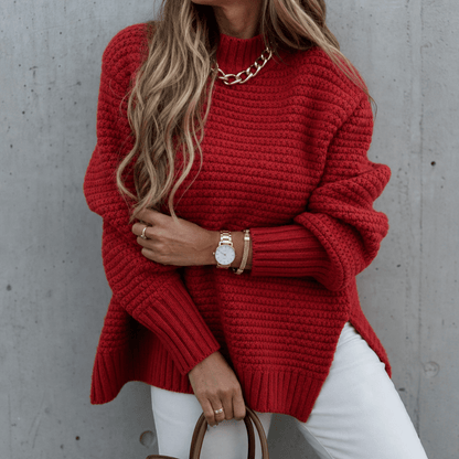 Women's Chunky Funnel Neck Pullover