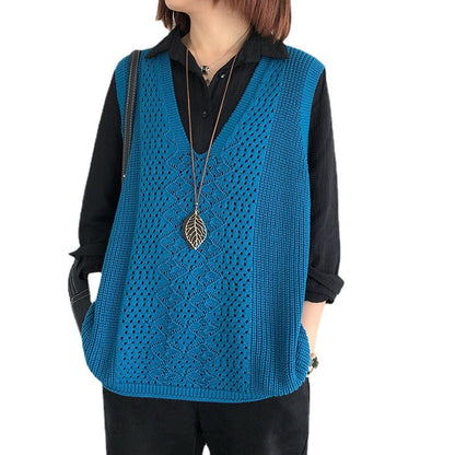 Women's V Neck Sweater Vest