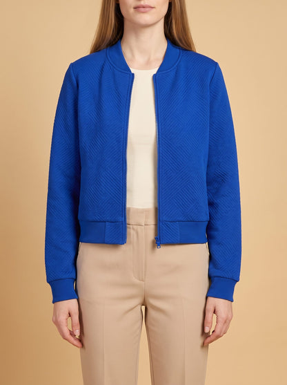 Women's Cropped Zip Up Cardigan