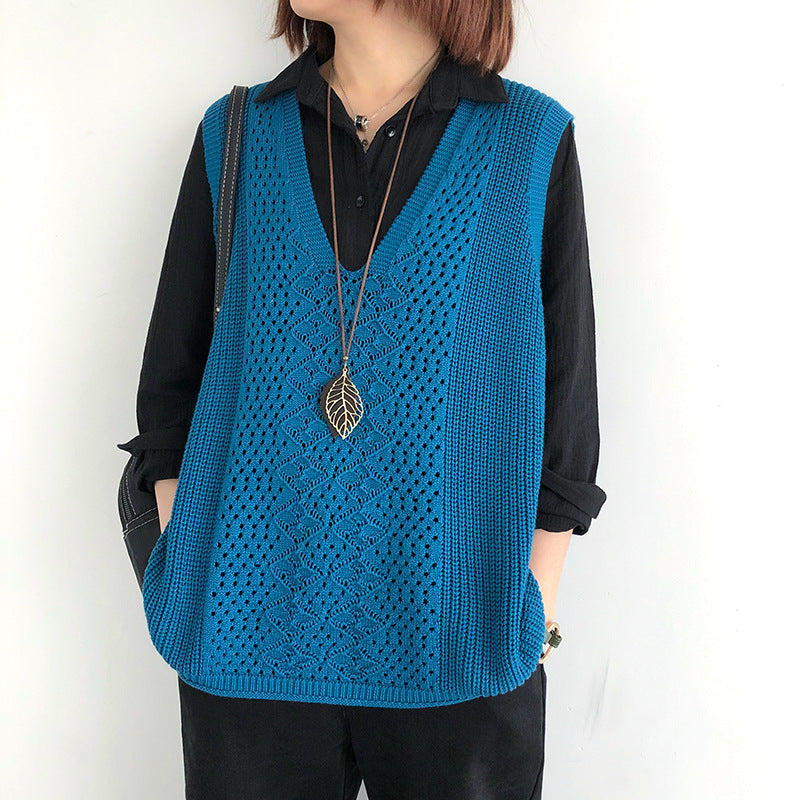 Women's V Neck Sweater Vest