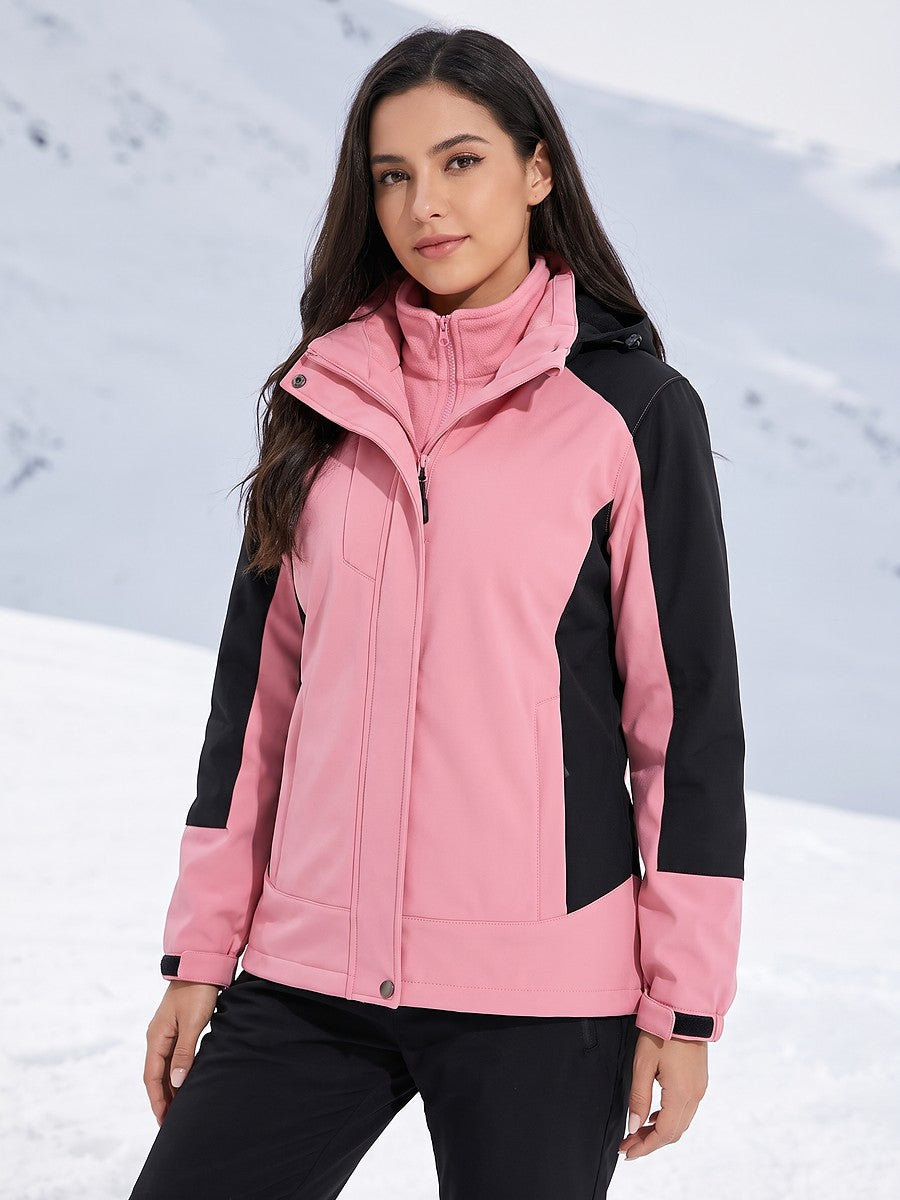 Women's 3 in 1 Softshell Ski Jacket