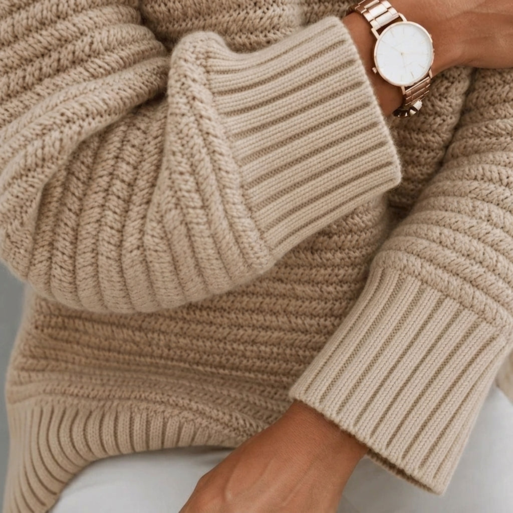 Women's Chunky Funnel Neck Pullover