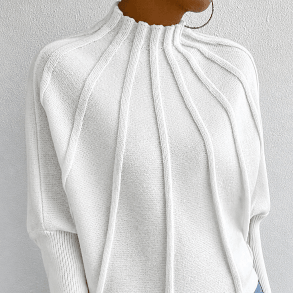 Women's Stand Collar Oversized Sweater