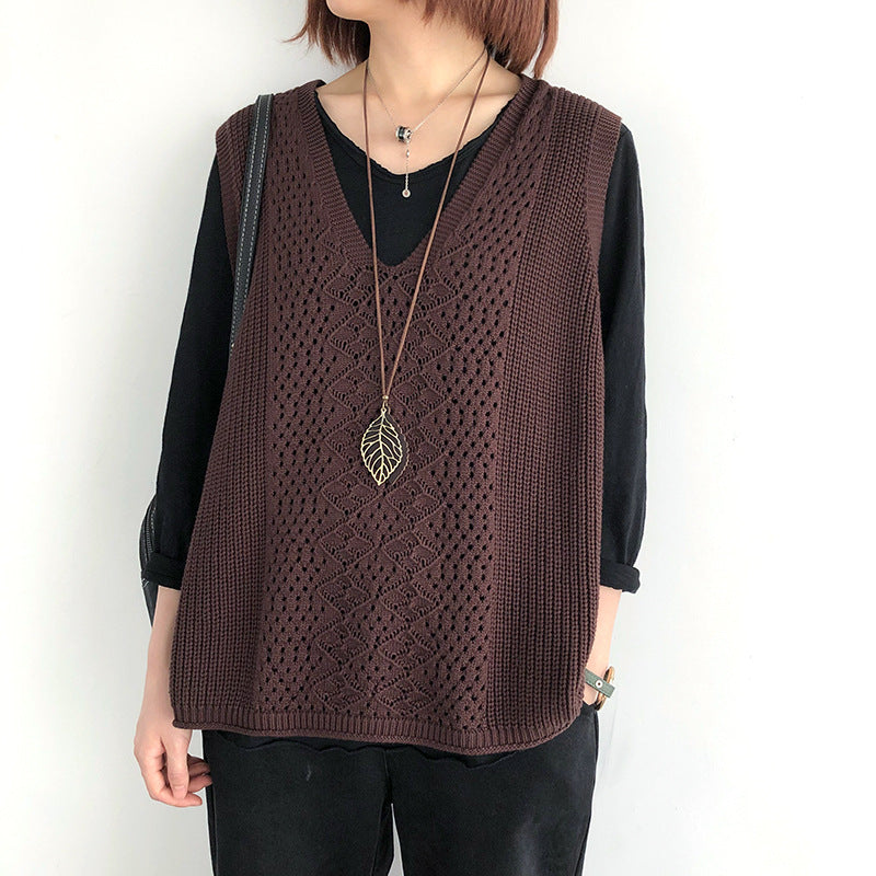 Women's V Neck Sweater Vest