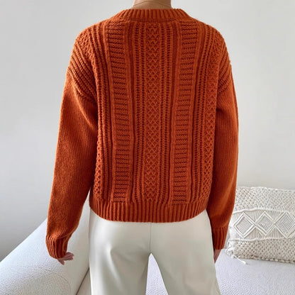Women's Wide Cuff Cable Knit Jumper