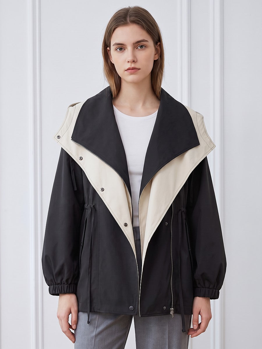 Women's Wide Collar Utility Jacket
