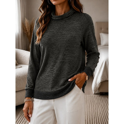 Women's Colour Block Crew Neck Sweater
