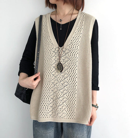 Women's V Neck Sweater Vest