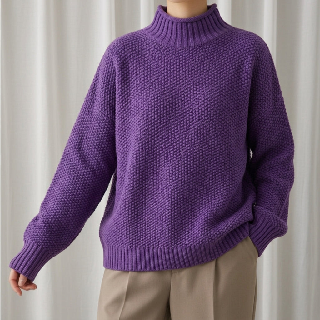 Women's Cozy Ribbed Turtleneck Sweater