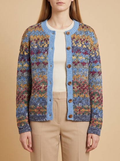 Women's Fair Isle Knit Cardigan