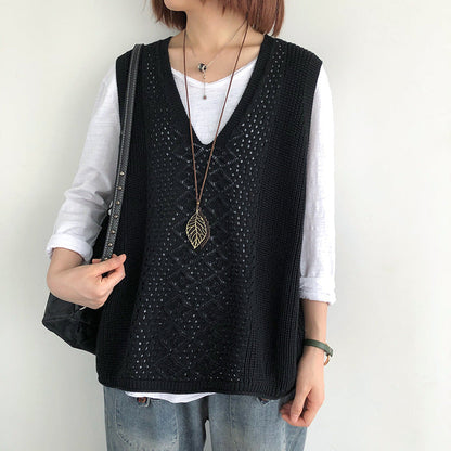 Women's V Neck Sweater Vest