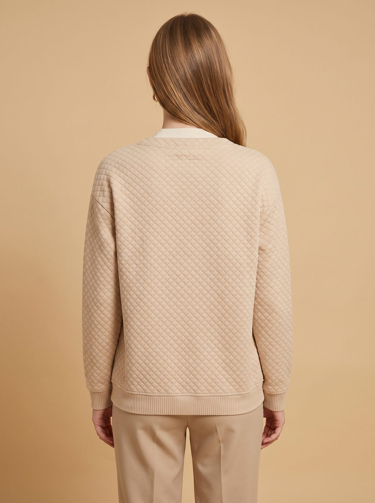 Women's Waffle Knit Button Cardigan