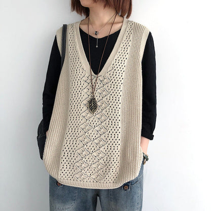 Women's V Neck Sweater Vest