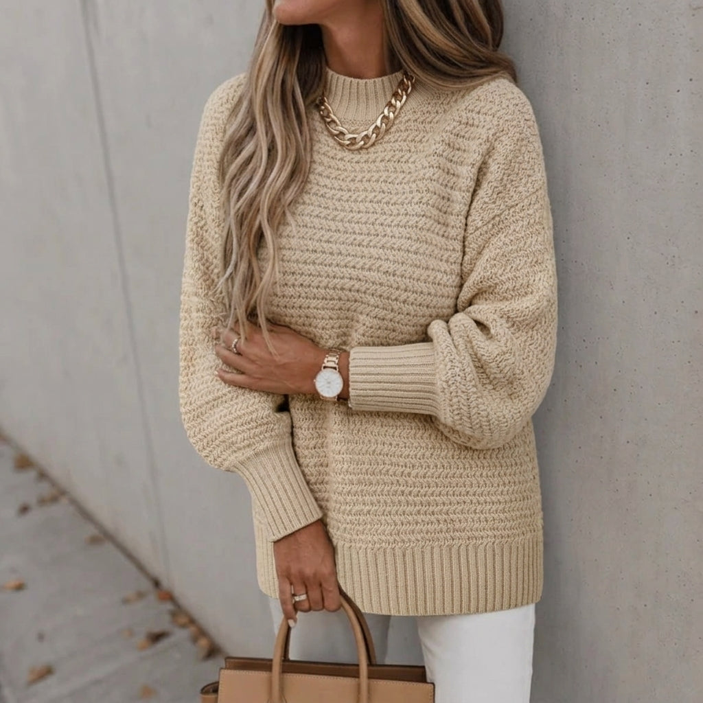 Women's Chunky Funnel Neck Pullover