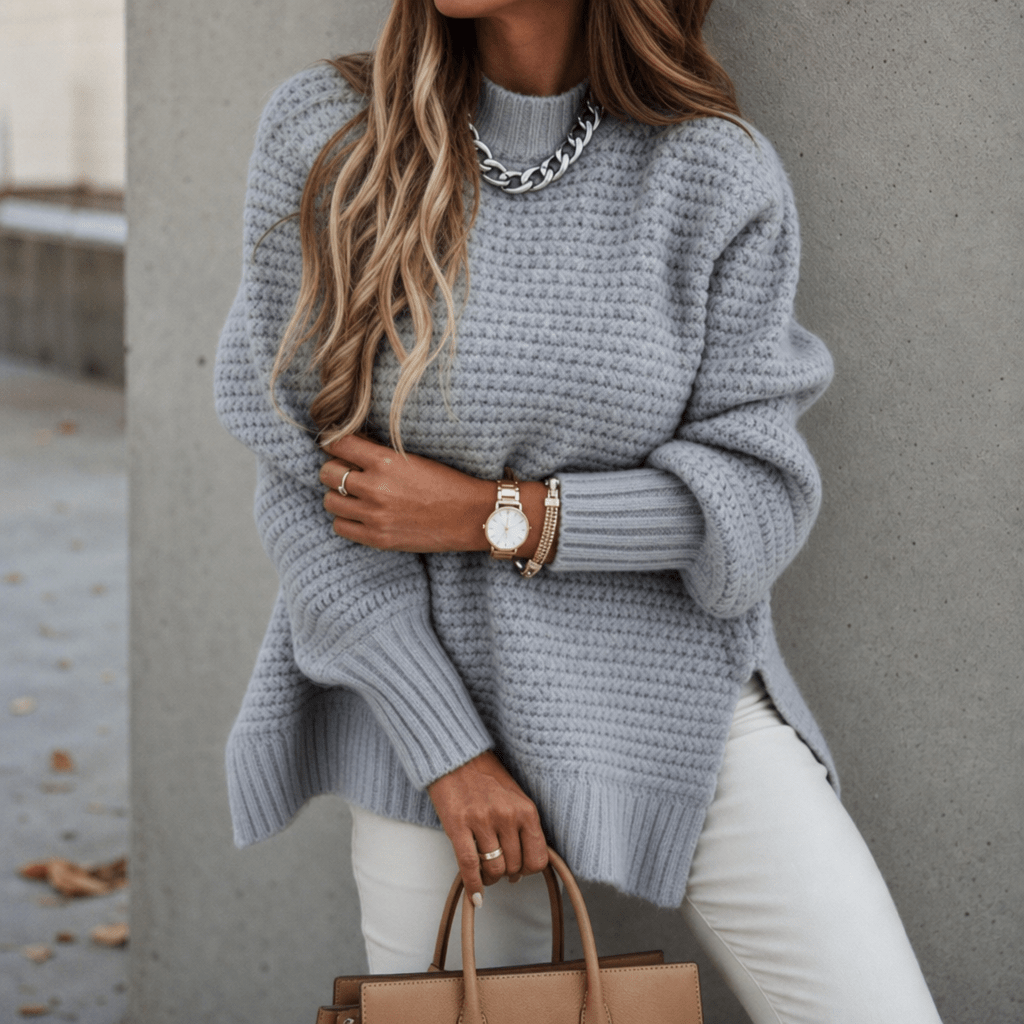 Women's Chunky Funnel Neck Pullover