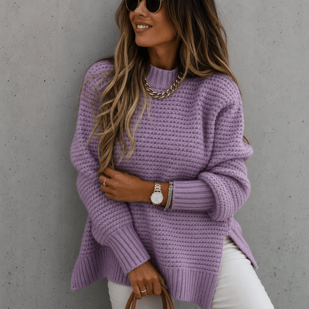 Women's Chunky Funnel Neck Pullover
