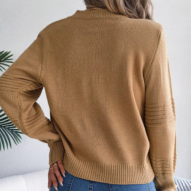 Women's Soft Crew Neck Knit Sweater