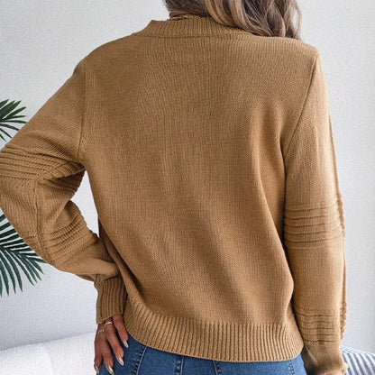 Women's Soft Crew Neck Knit Sweater