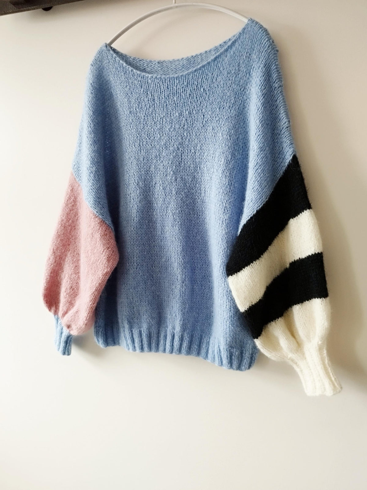 Women's Alpaca Blend Colour Block Sweater